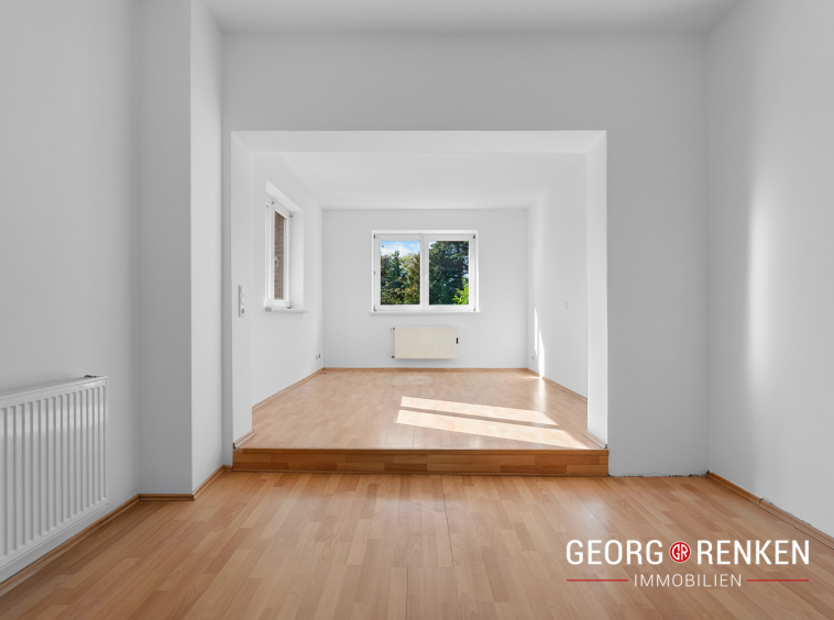 Hochparterre - Blick vom Ankleidezimmer zum Gästeschlafzimmer
