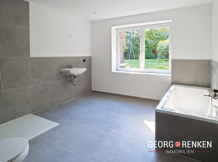 Badezimmer im Souterrain