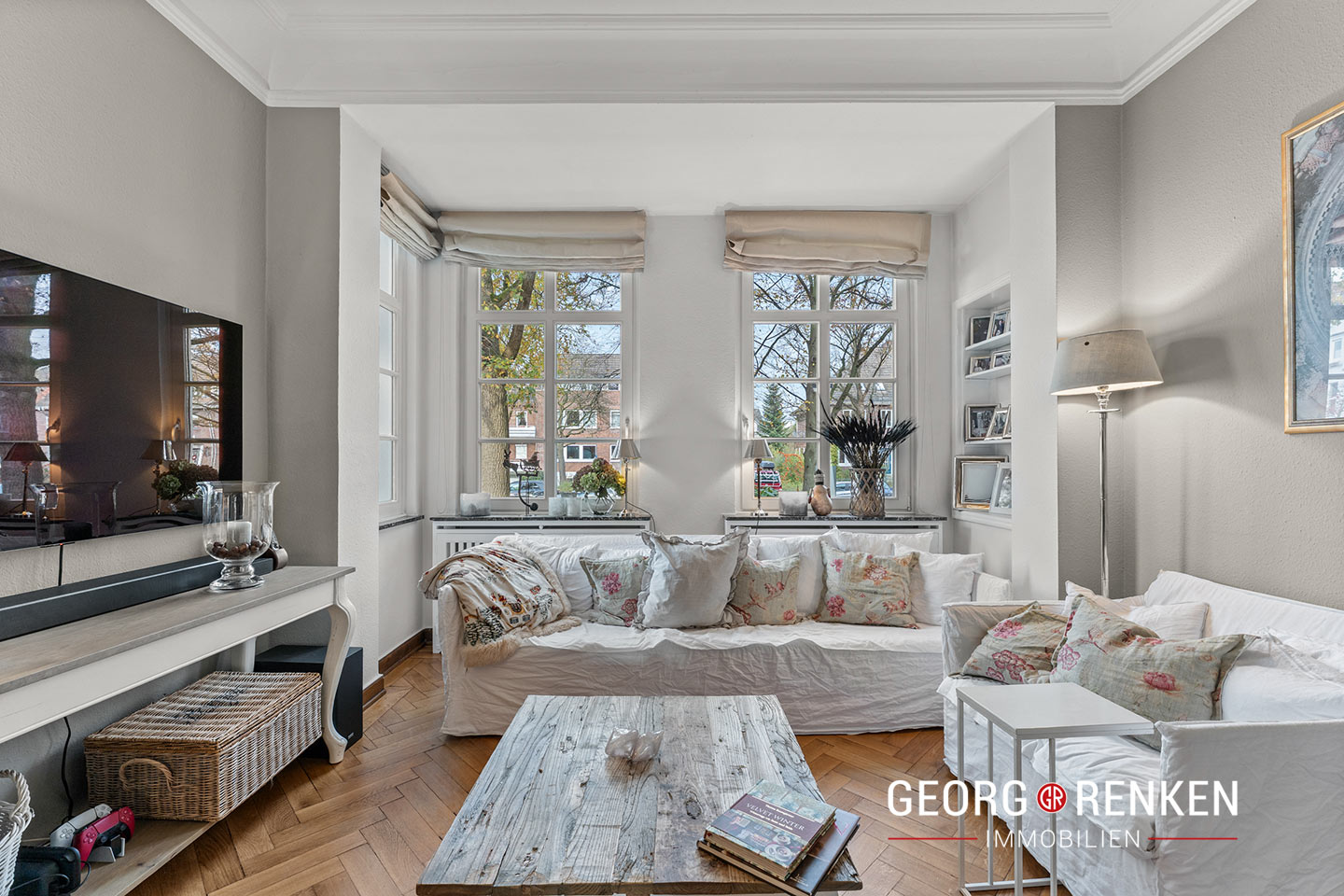 Hochparterre, Wohnzimmer