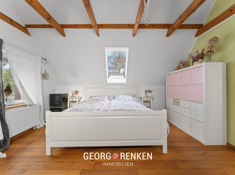 DG, Bett im Elternschlafzimmer