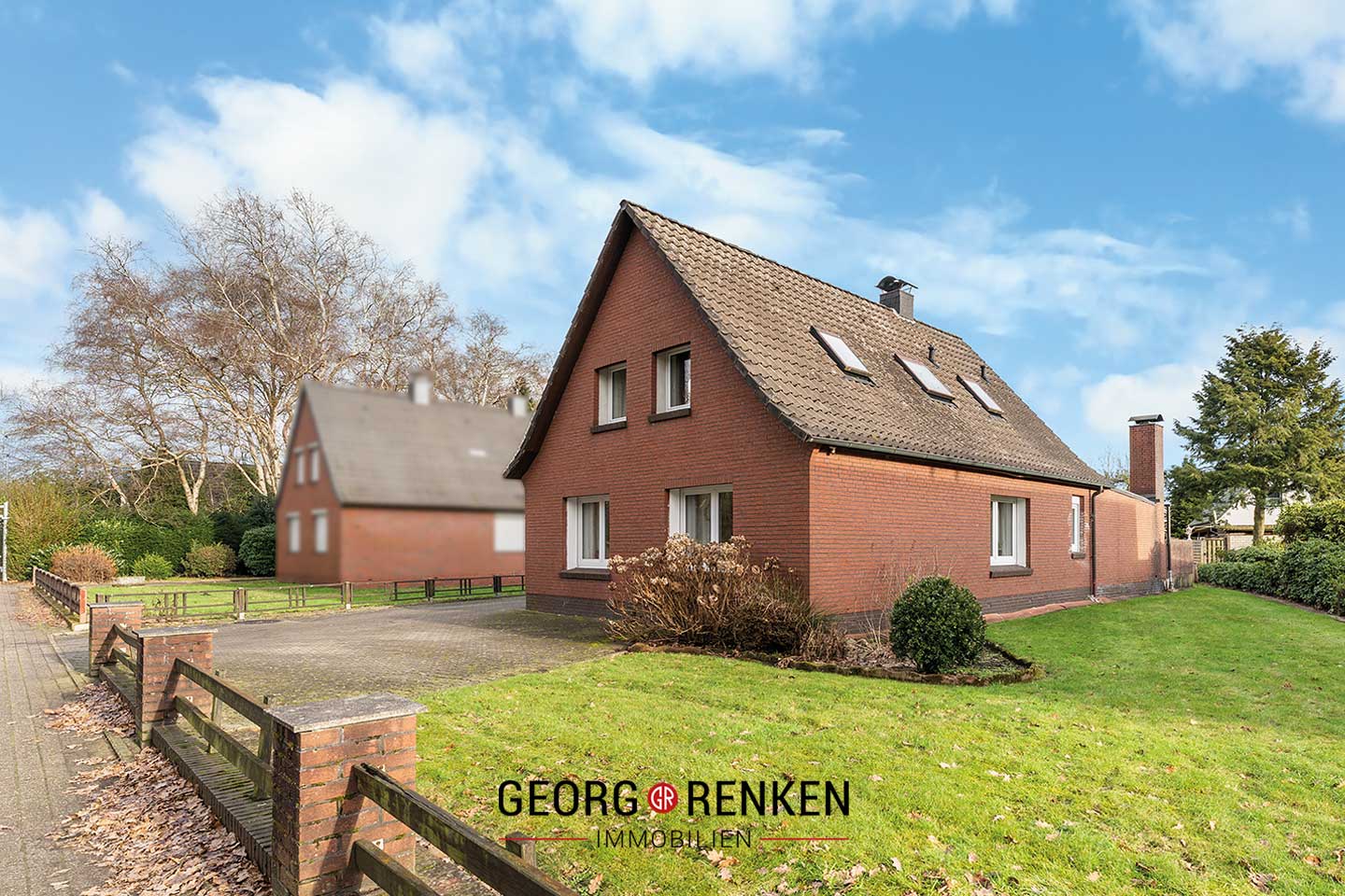 Vorderseite Einfamilienhaus