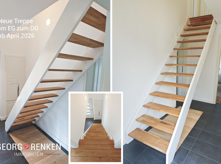 neue Treppe im EG