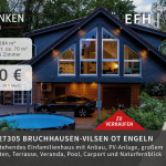 Bruchhausen-Vilsen OT Engeln | freistehendes Einfamilienhaus mit Anbau und Naturfernblick zum Kauf